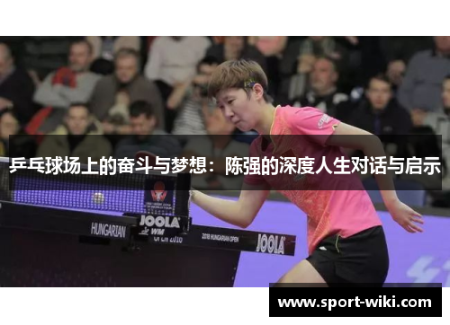 乒乓球场上的奋斗与梦想：陈强的深度人生对话与启示